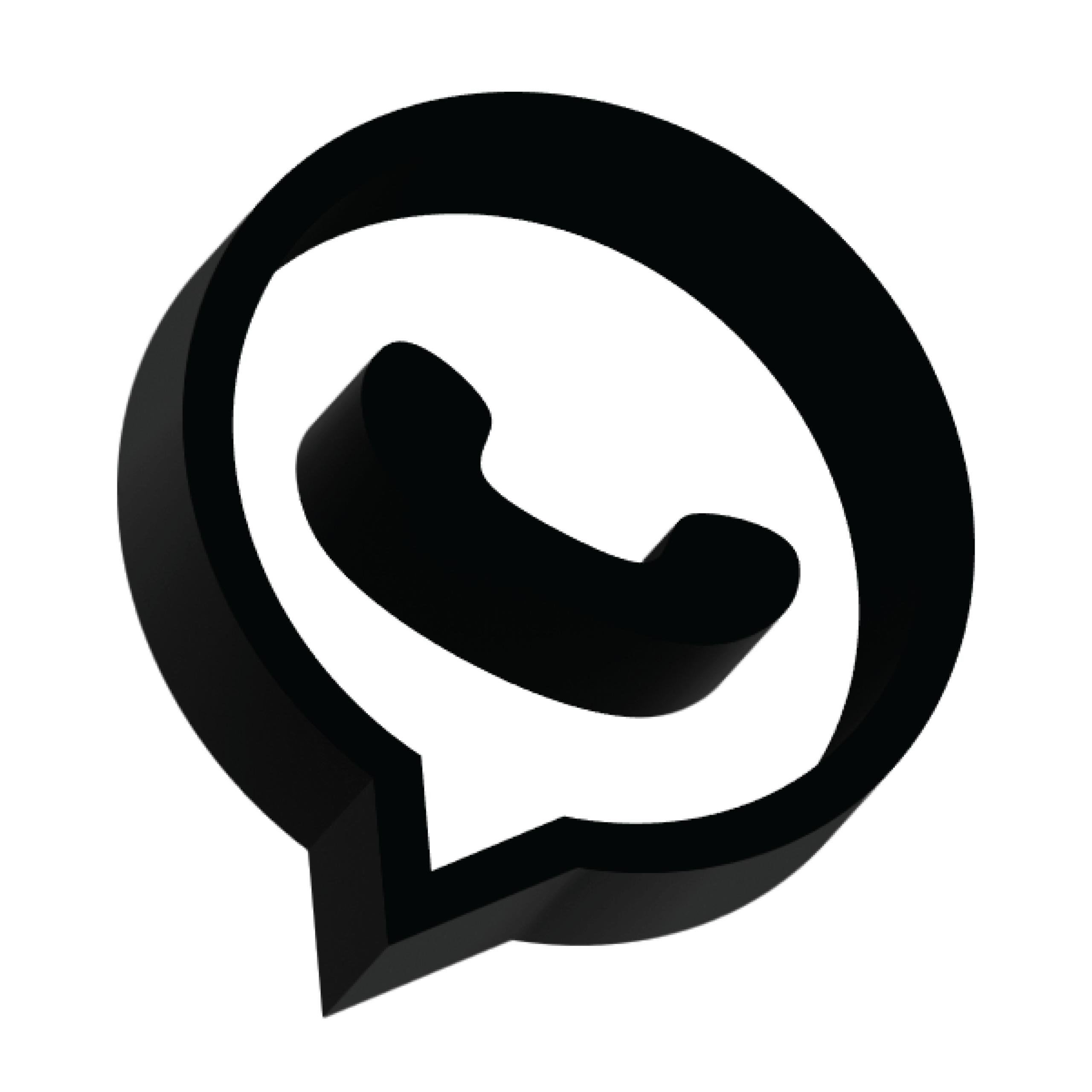 whatsapp 3d icon logo transparent background 45872278